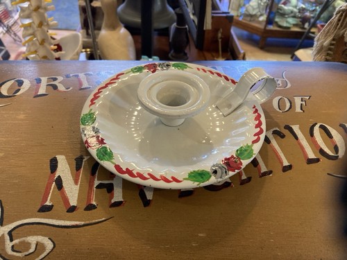 Unusual hand painted tin - unusual,