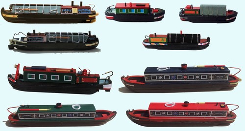Canal barge ware model - , narrow