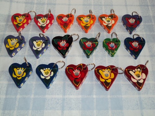 Heart shaped wooden - wooden, ring