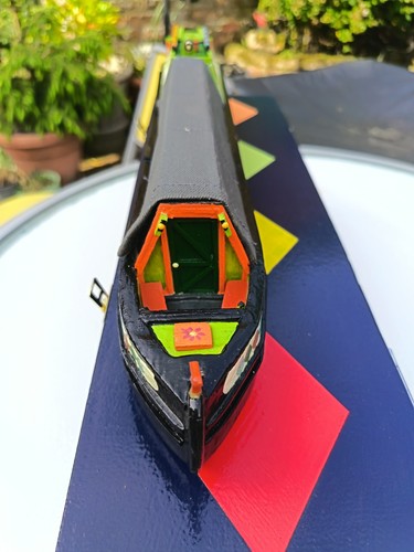Match built working barge - built,