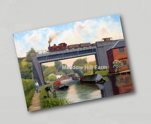 Fridge magnet canal barge - magnet,