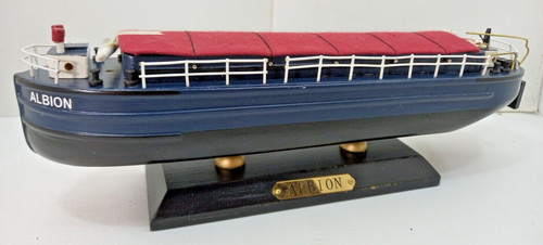 Albion narrowboat barge - albion, canal