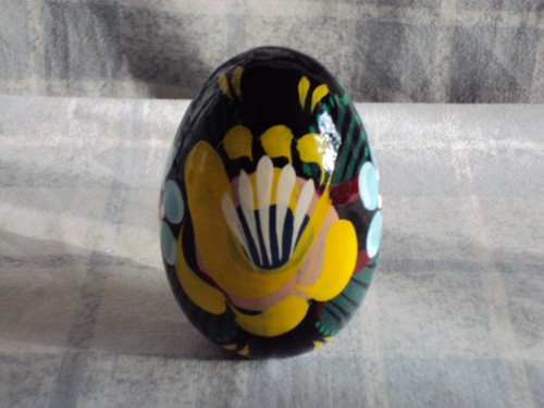 Wooden ornamental eggs narrow - ornamental,