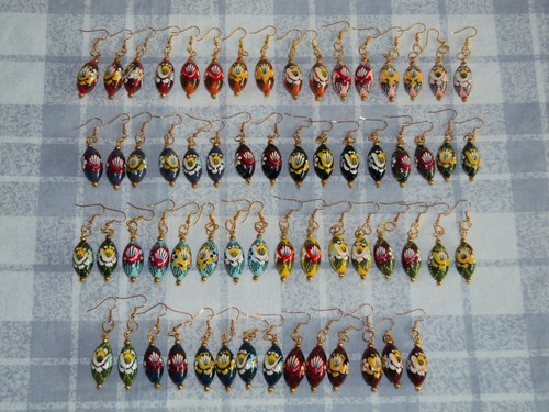 14mm oval round - oval, earrings